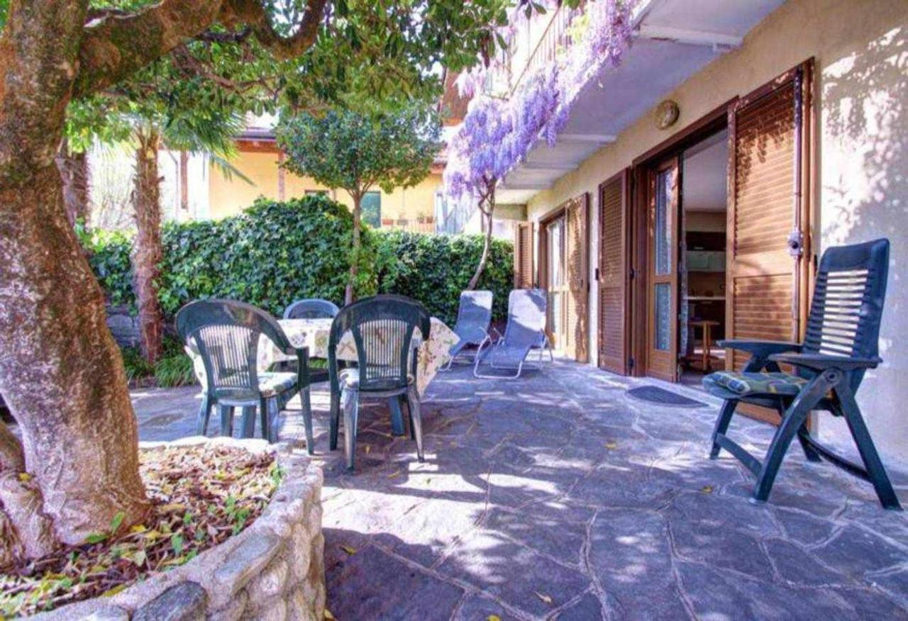 Il Glicine Appartamento Con Darsena Privata A Lago 贝特纳斯科 外观 照片