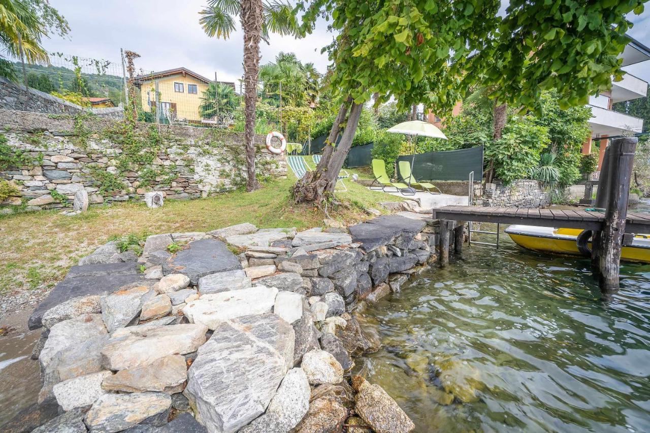 Il Glicine Appartamento Con Darsena Privata A Lago 贝特纳斯科 外观 照片