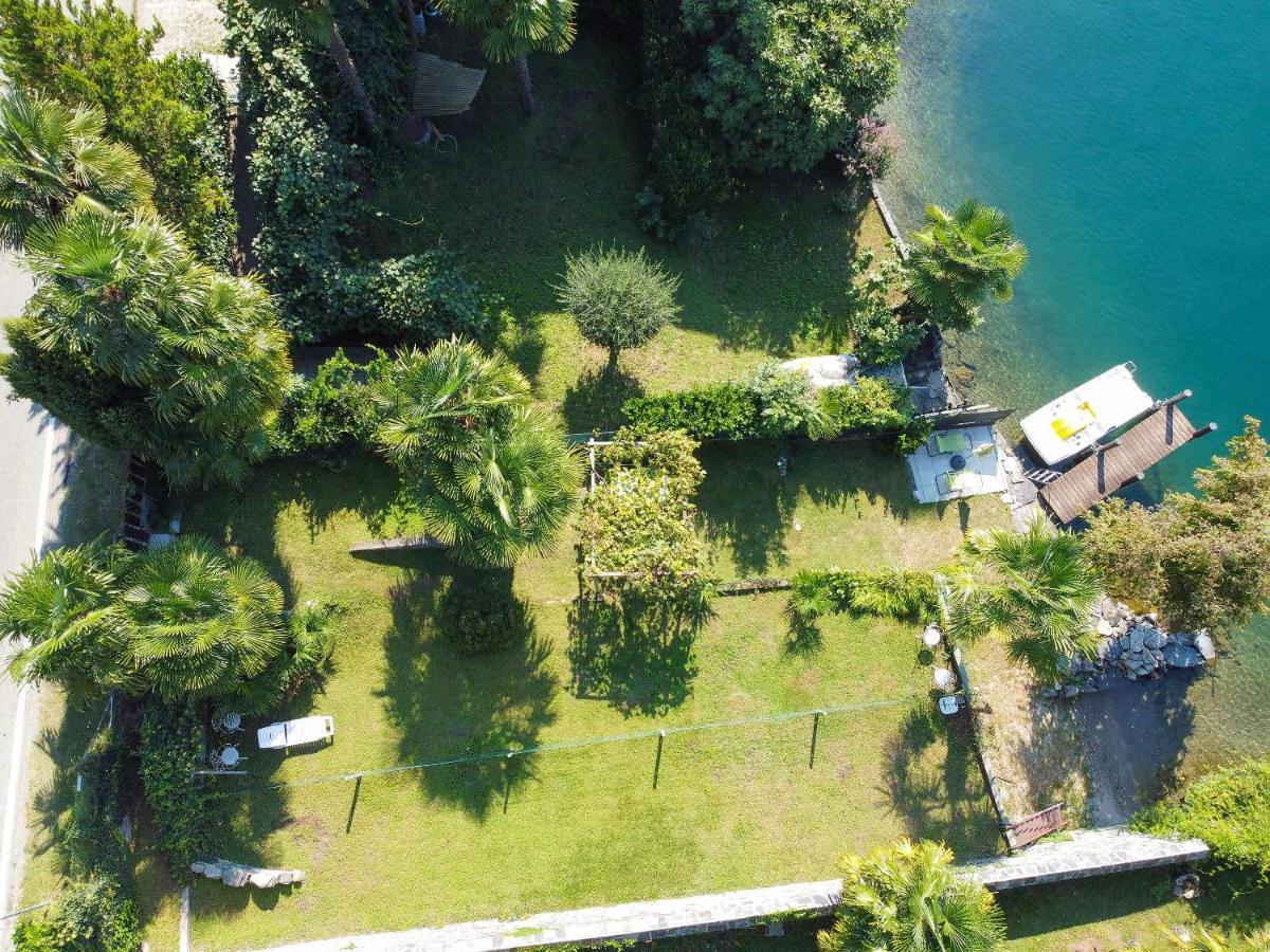 Il Glicine Appartamento Con Darsena Privata A Lago 贝特纳斯科 外观 照片