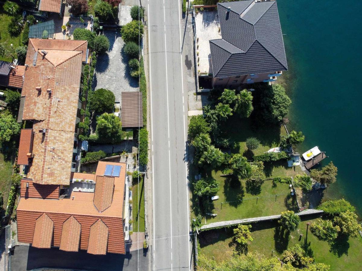 Il Glicine Appartamento Con Darsena Privata A Lago 贝特纳斯科 外观 照片