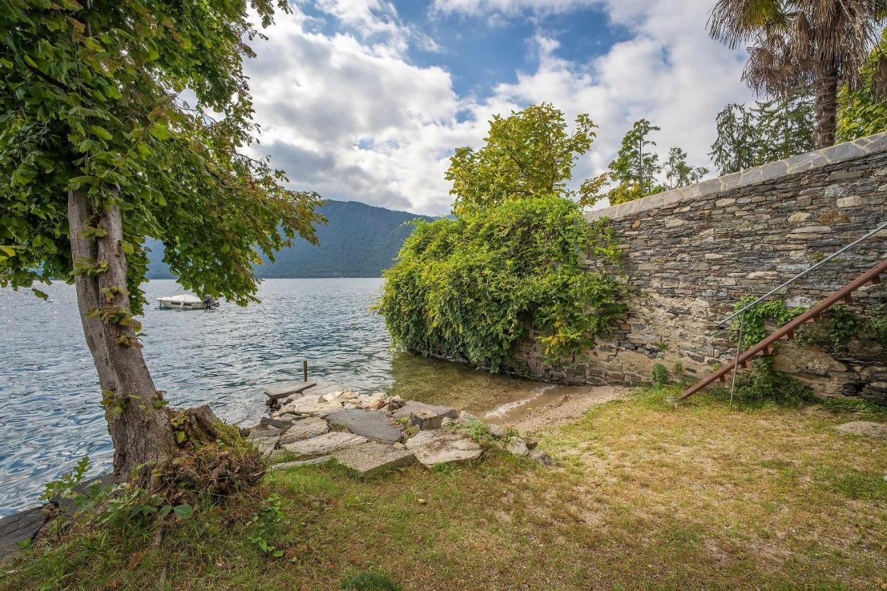 Il Glicine Appartamento Con Darsena Privata A Lago 贝特纳斯科 外观 照片